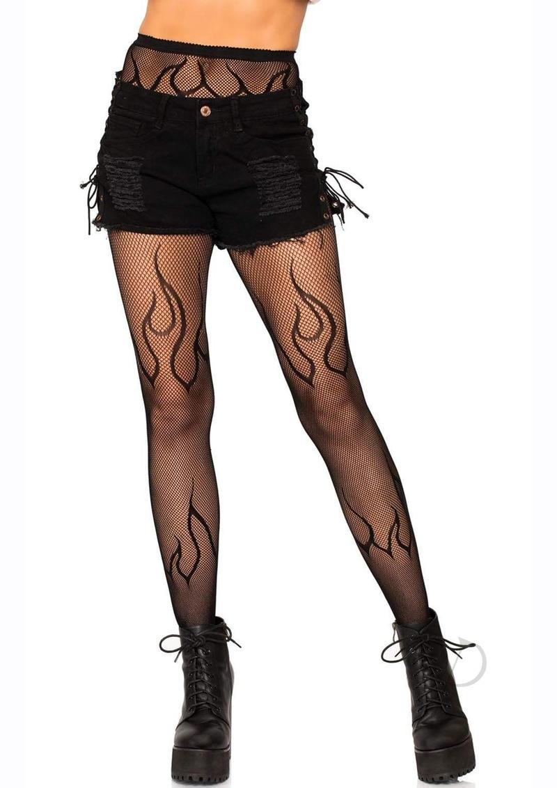 Flame Net Tights Os… - image