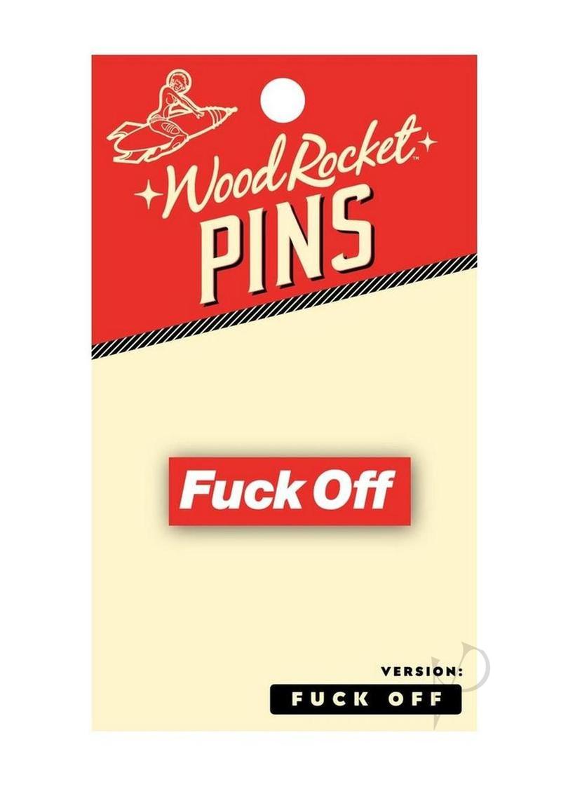Fuck Off Enamel Pin - image