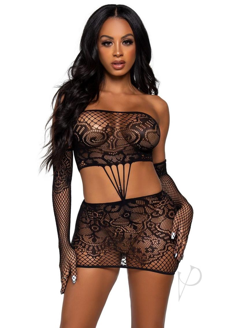 Strap Lace Tube Dre… - image