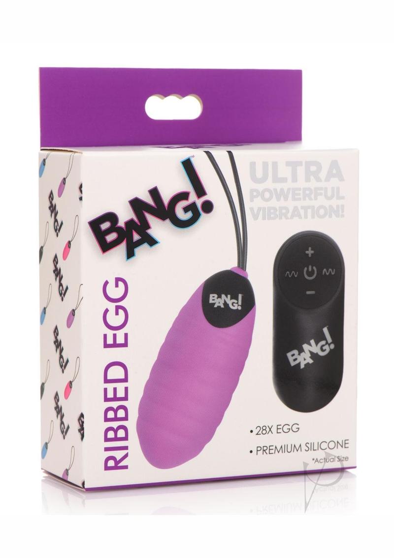 Bang 28X Ribbed Sil… - image