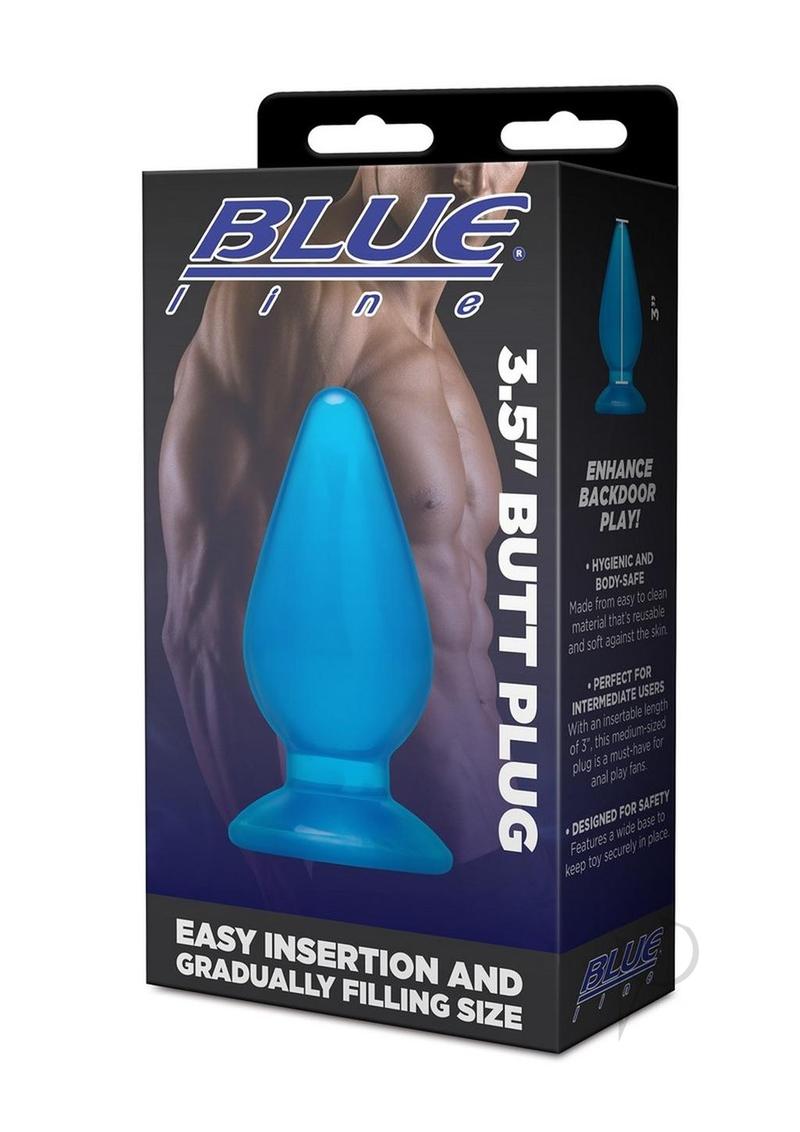 Butt Plug 3.5 Blue - image