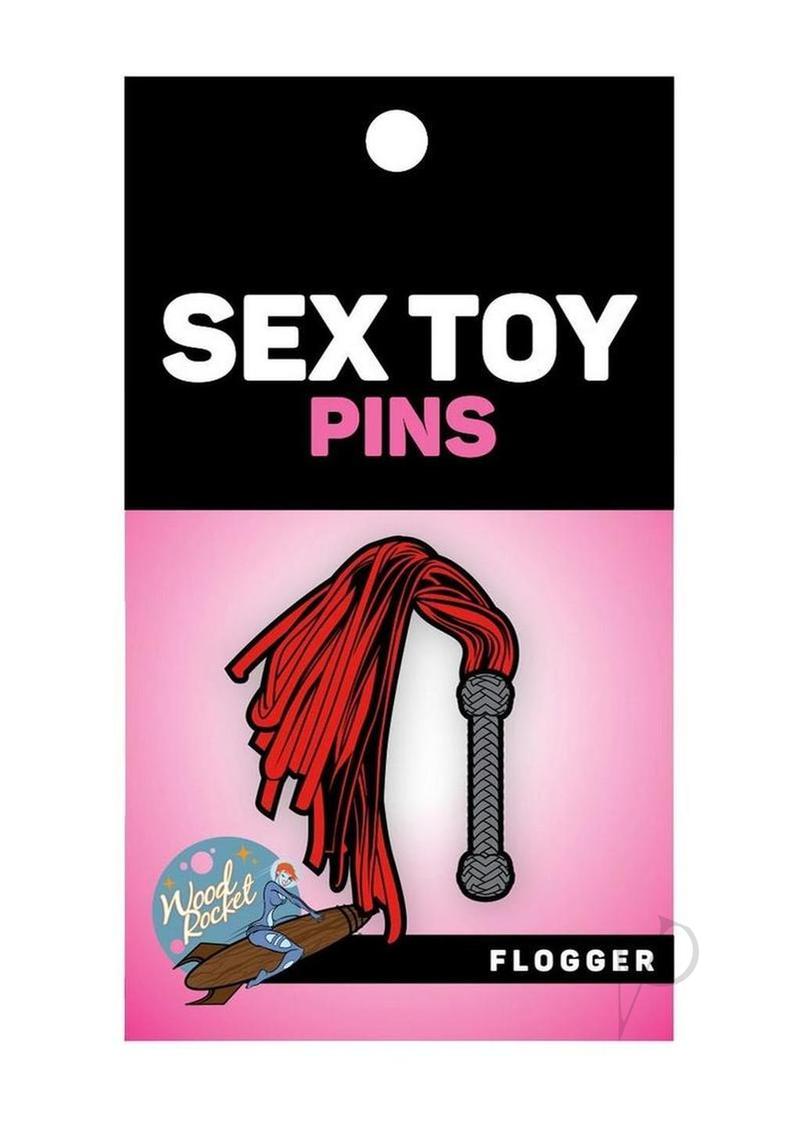 Flogger Enamel Pin - image