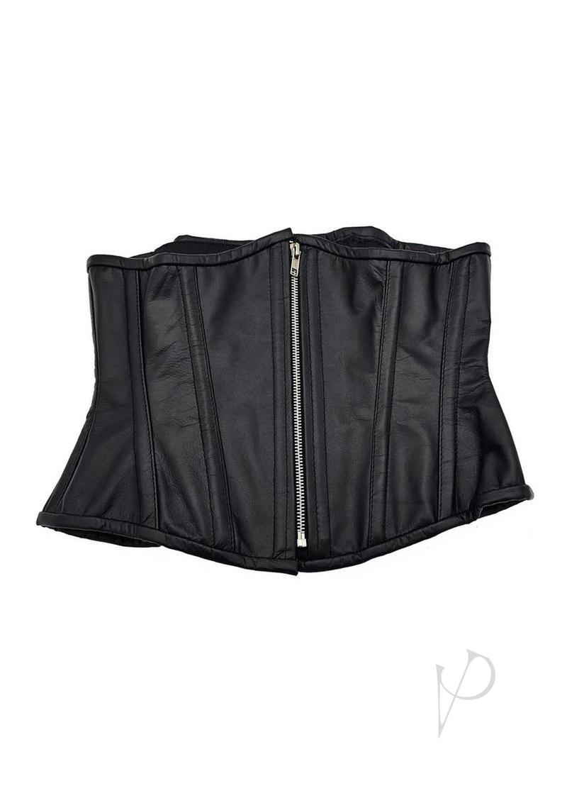 Leather Corset Blac… - image