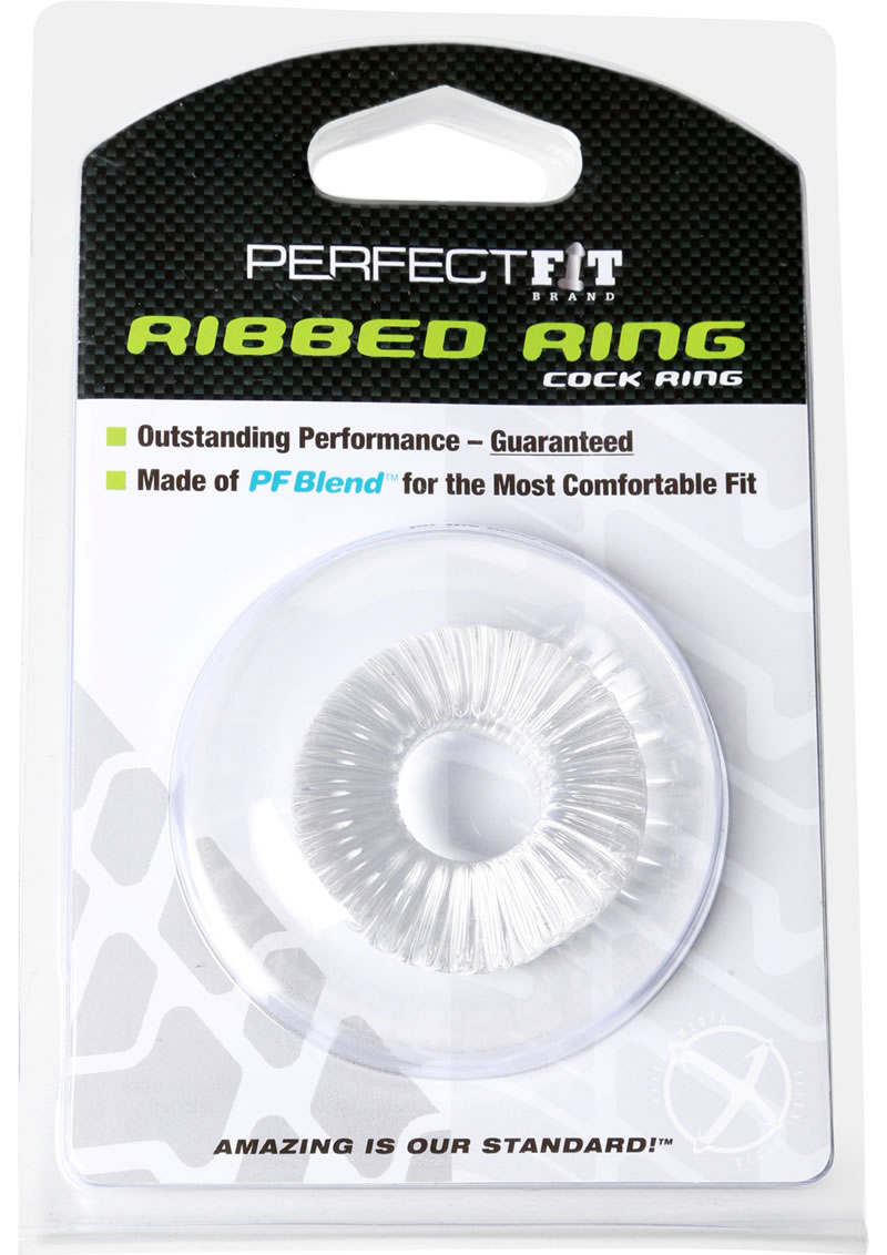 Ribbed Ring Clear - image