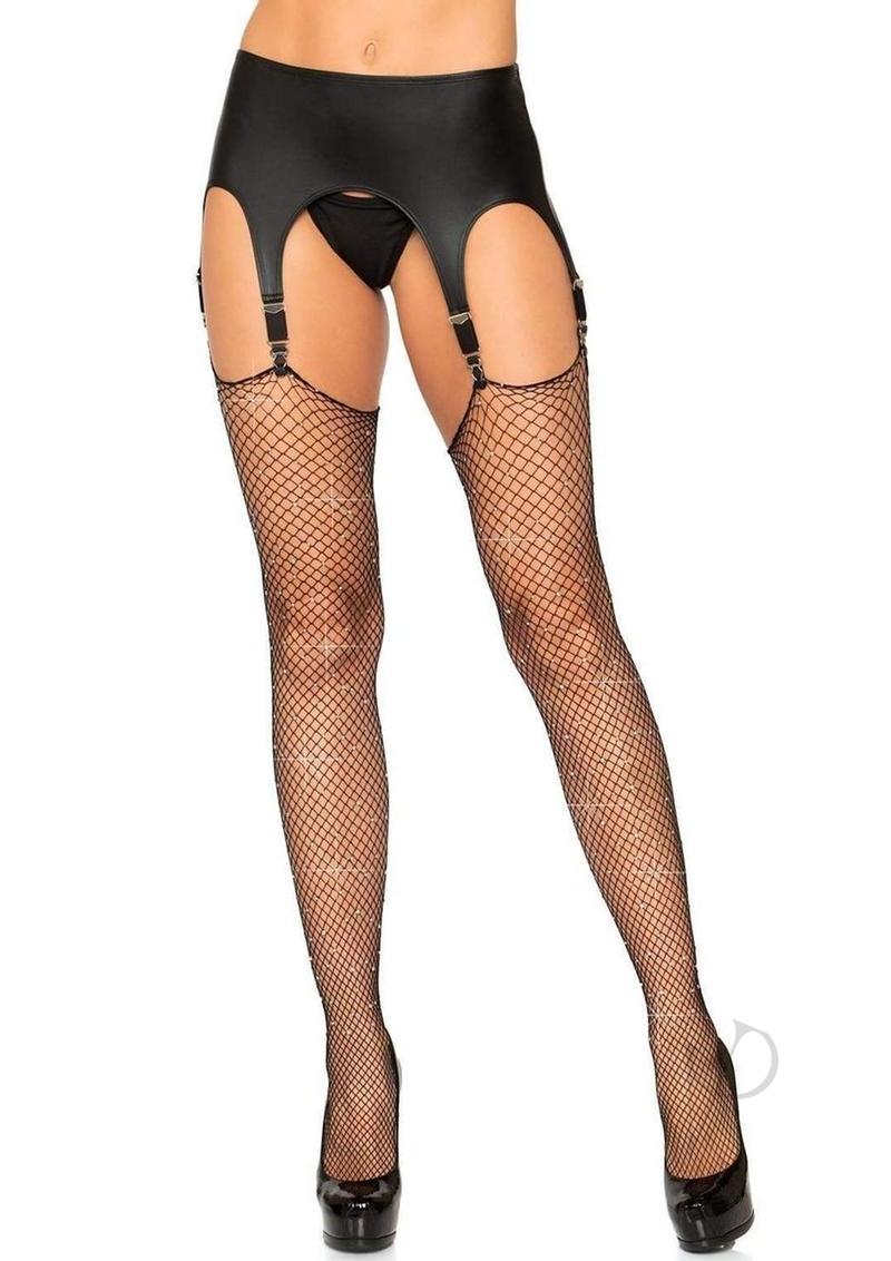 Rhinestone Fishnet … - image