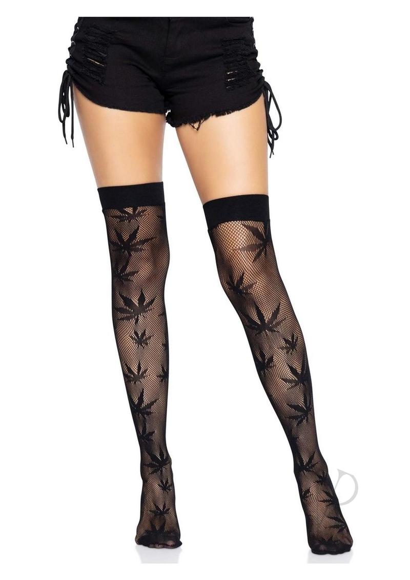 420 Net Thigh High … - image