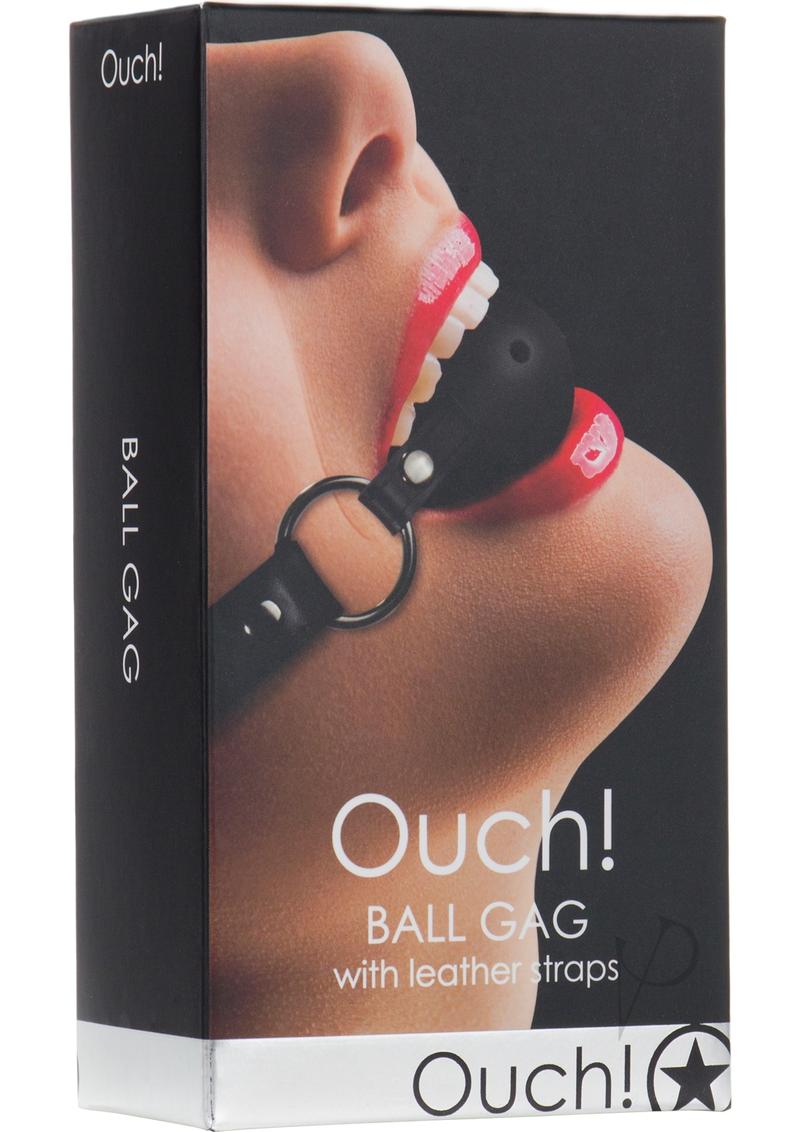 Ouch Gag Ball Black - image