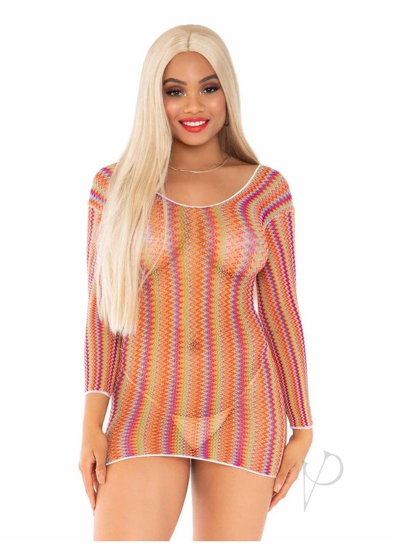 Zig Zag Rainbow Net… - image