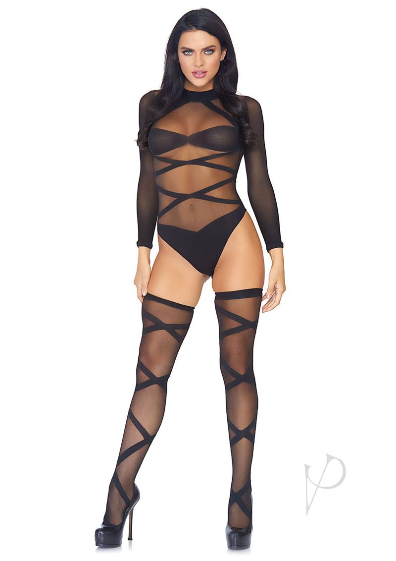 Sheer Cc Bodysuit W… - image