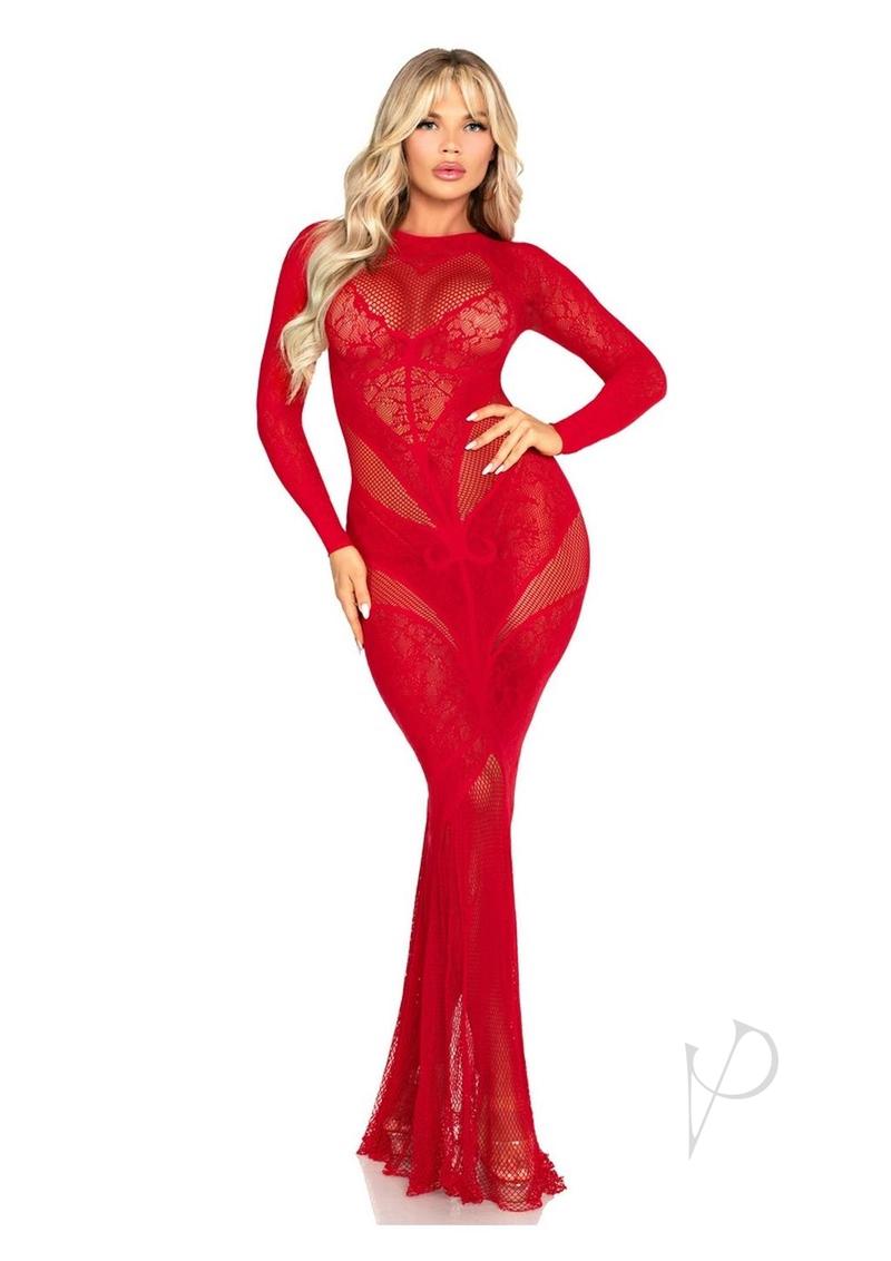 Lace Net Body Con G… - image